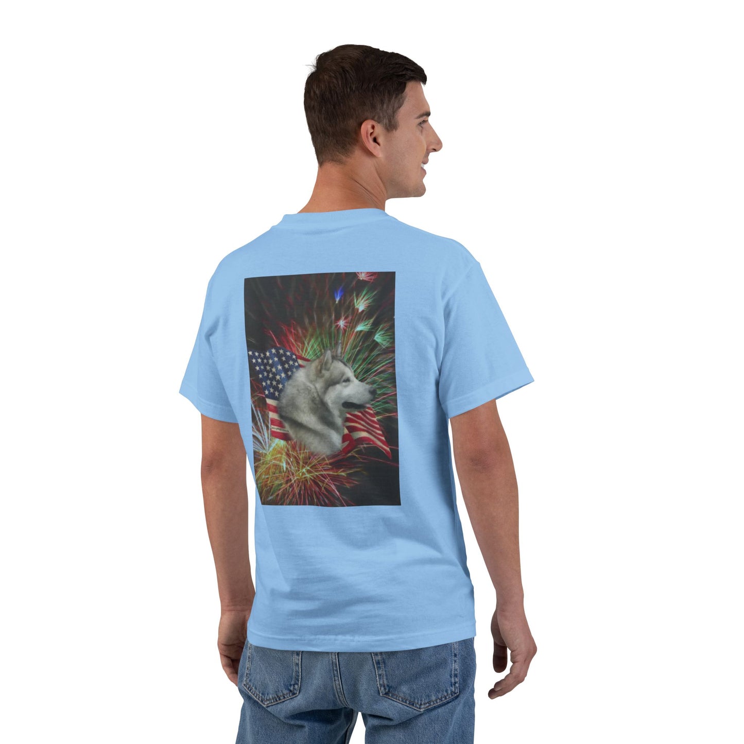 American Malamute Men's Short-Sleeve Crewneck Tee