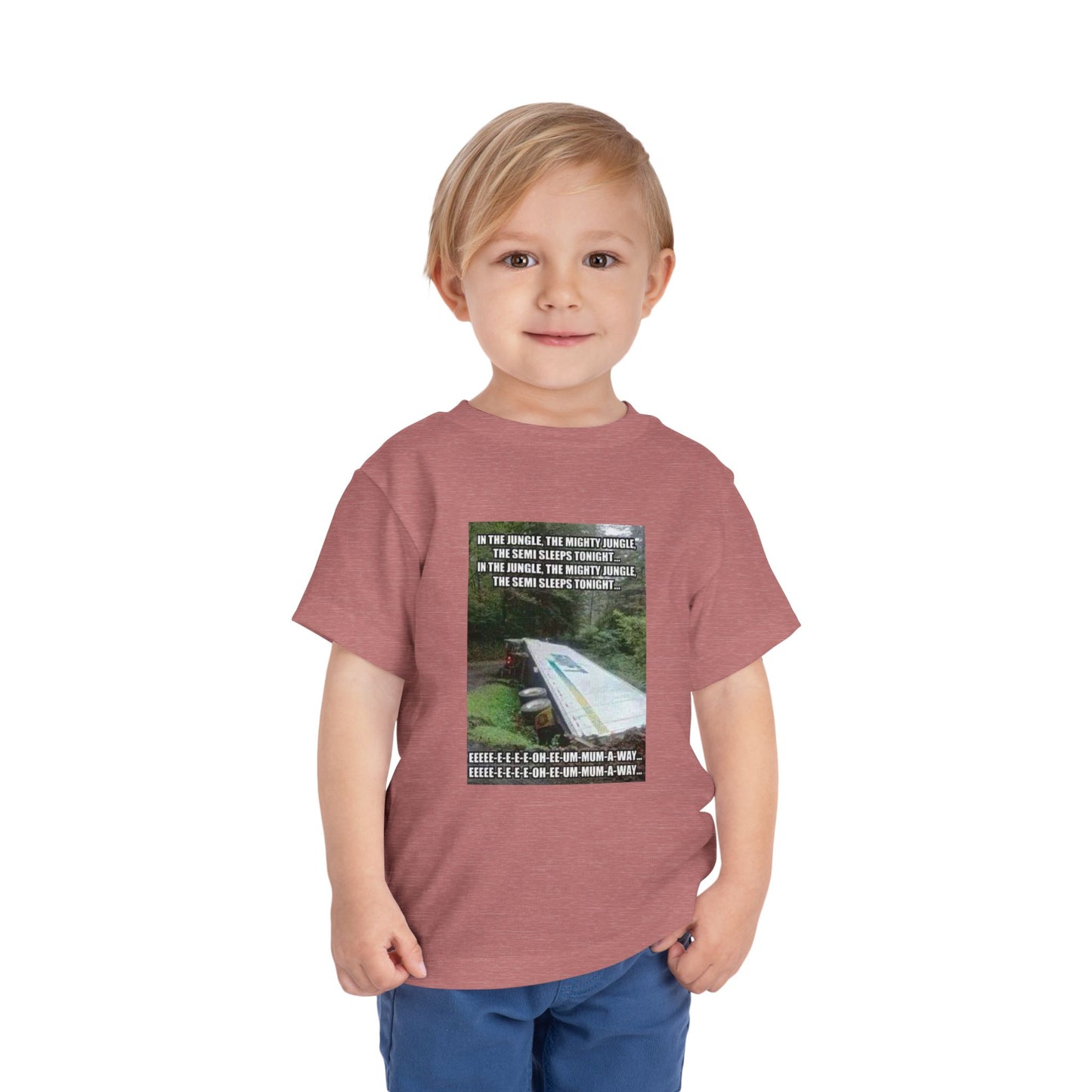 Semi Sleeps Toddler Unisex Short Sleeve Crewneck Tee