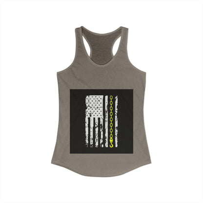 Thin Yellow Line Women's Racerback Tank
