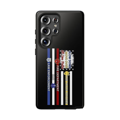 Slow Down Move Over Flag Samsung Case