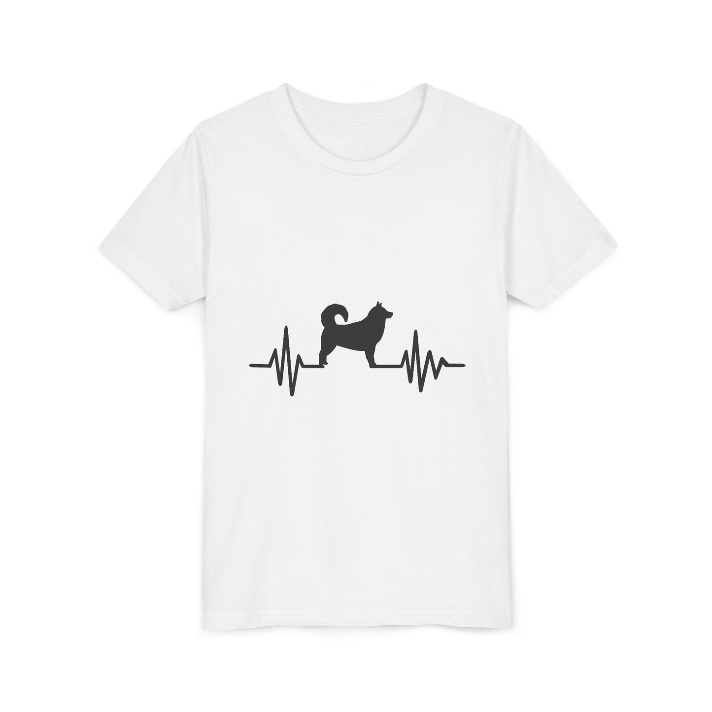 My Heart Beats For Malamutes Youth Unisex Short Sleeve Crewneck Tee