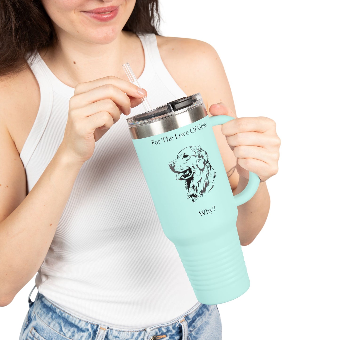 For The Love Of Gold Insulated Travel Mug