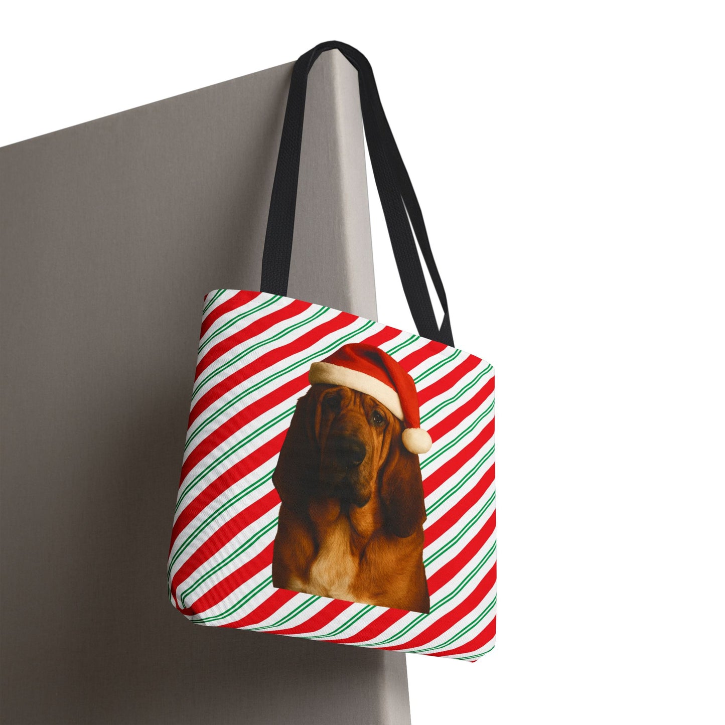 Santa Paws Bloodhound Tote Bag