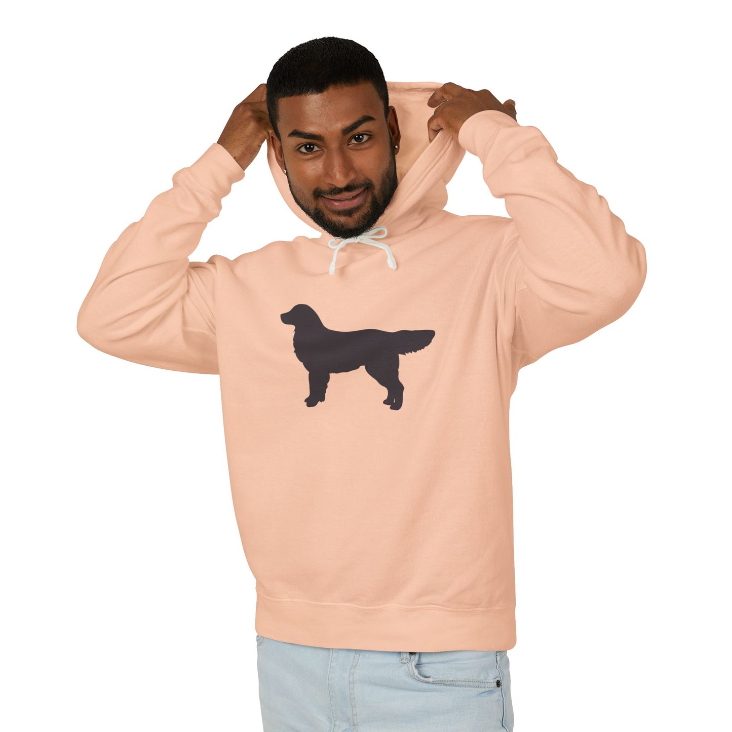 Golden Silhouette Unisex Lightweight Hoodie