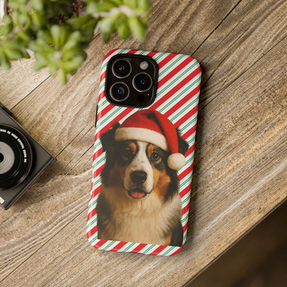 Santa Paws Aussie iPhone Case