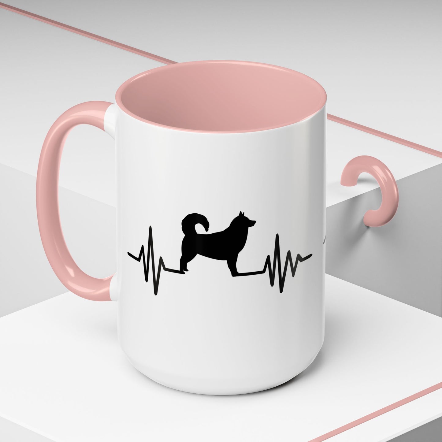 My Heart Beats For Malamutes 2-Tone Coffee Mug