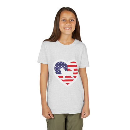 Malamute Flag Youth Unisex Short Sleeve Crewneck Tee