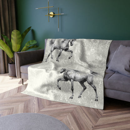 Fancy Pants Crushed Velvet Blanket