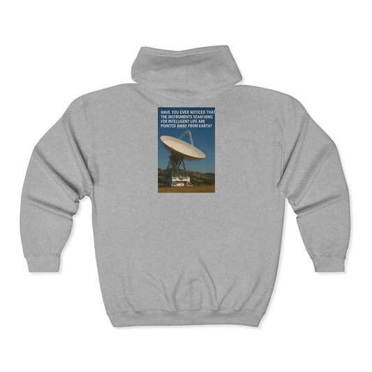 Intelligent Life Unisex Full Zip Hoodie