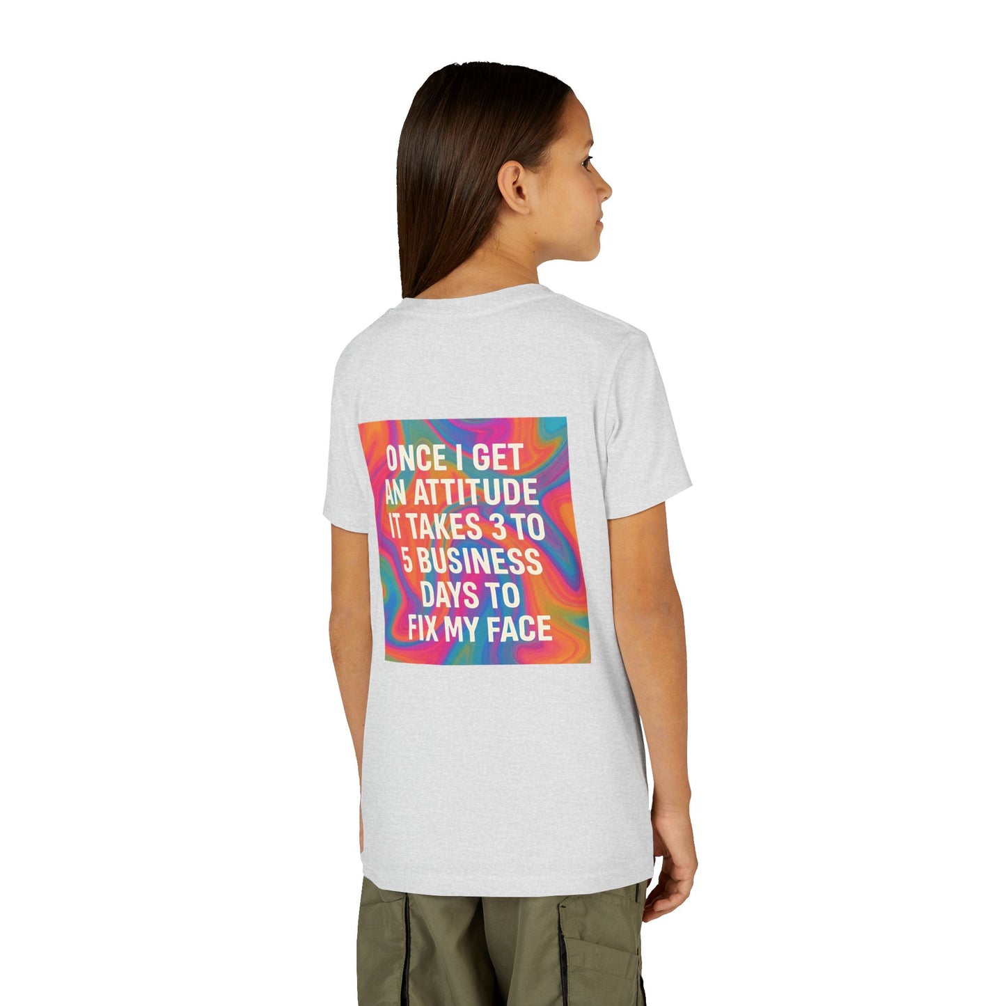 Fix My Face Youth Unisex Short Sleeve Crewneck Tee