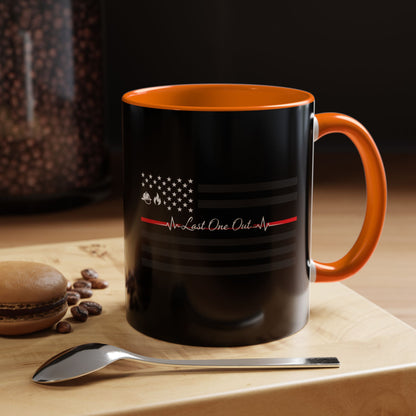 Thin Red Line 2-Tone Coffee Mug