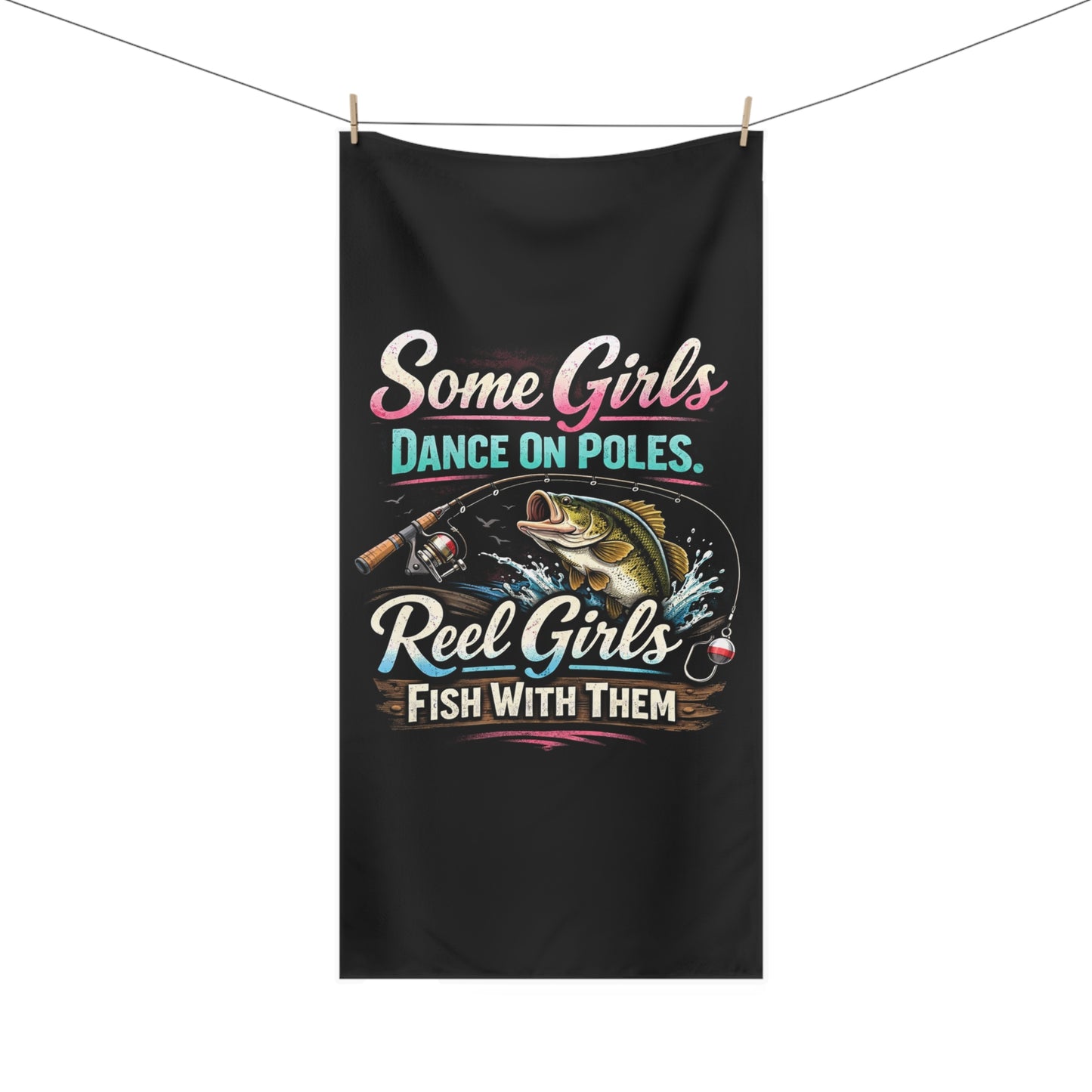 Reel Girls Mink-Cotton  Beach Towel
