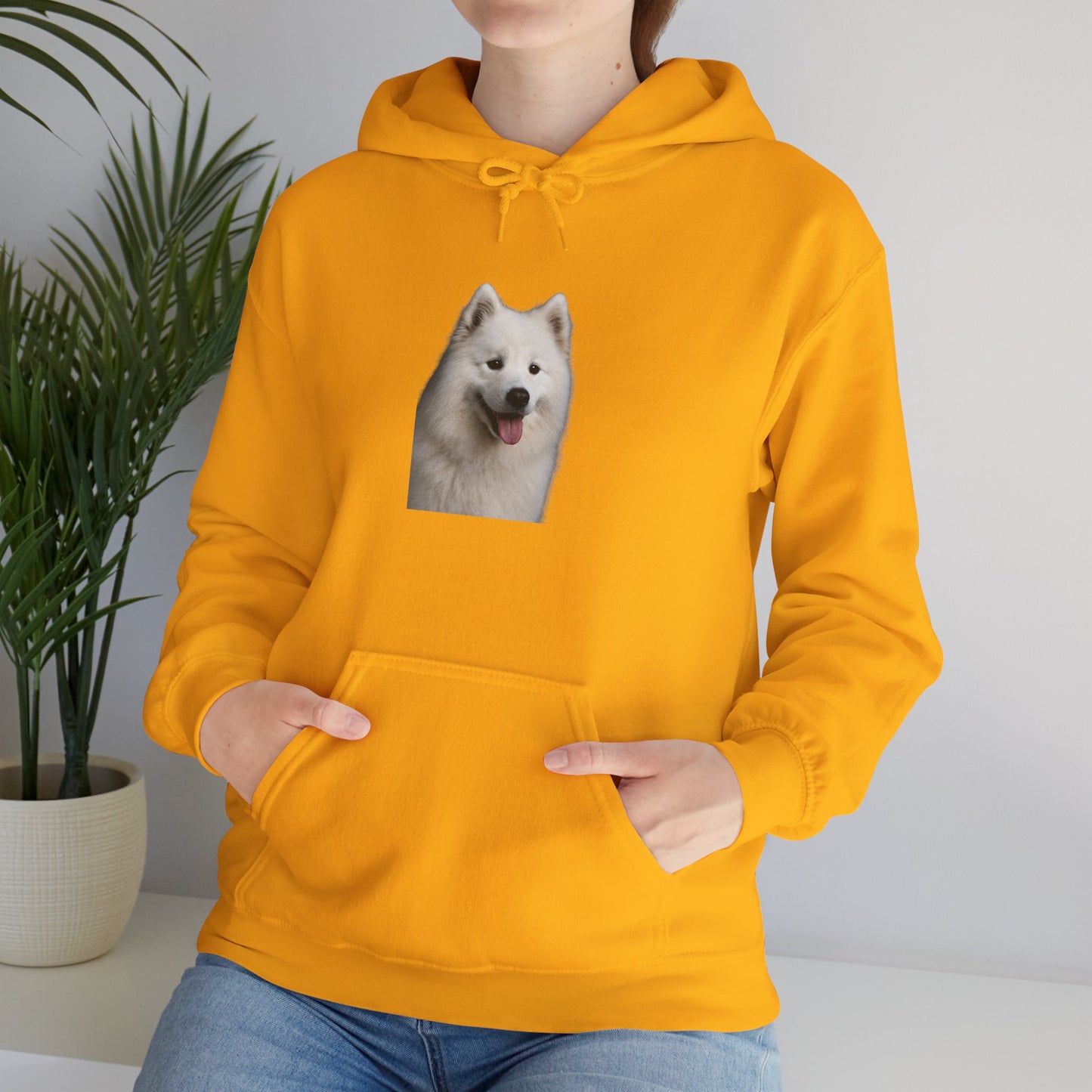 Samoyed Head Unisex Hoodie