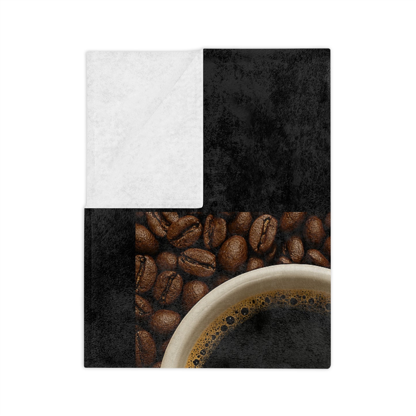 Coffee Definition Velveteen Microfiber Blanket