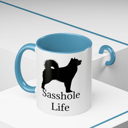 Sasshole Life 2-Tone Coffee Mug