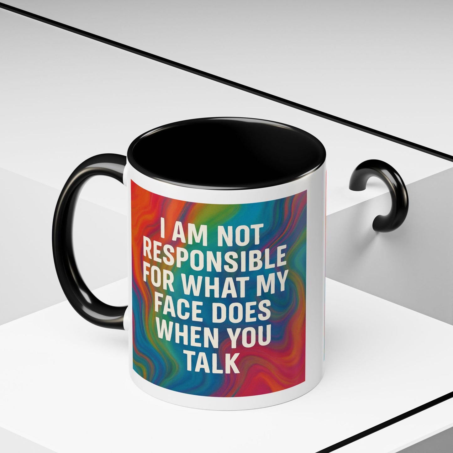 When You Talk 2-Tone Coffee Mug