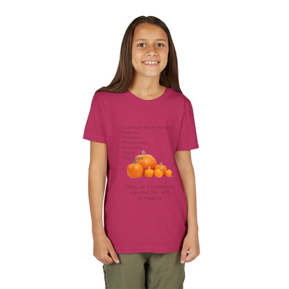 Fall In The South Youth Unisex Short Sleeve Crewneck Tee