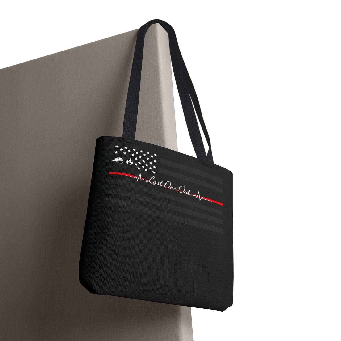Thin Red Line Tote Bag