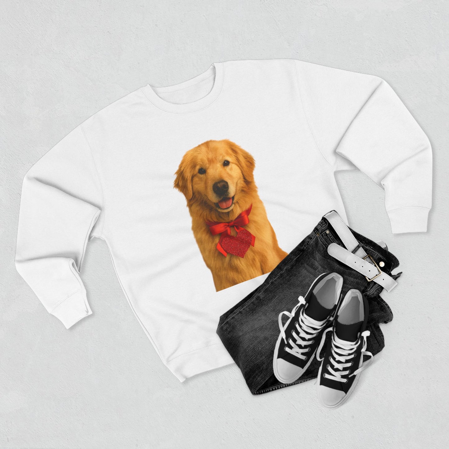 Cupid's Companion Golden Unisex Crewneck Sweatshirt