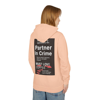 Partner In Crime Unisex Lightweight Hoodie