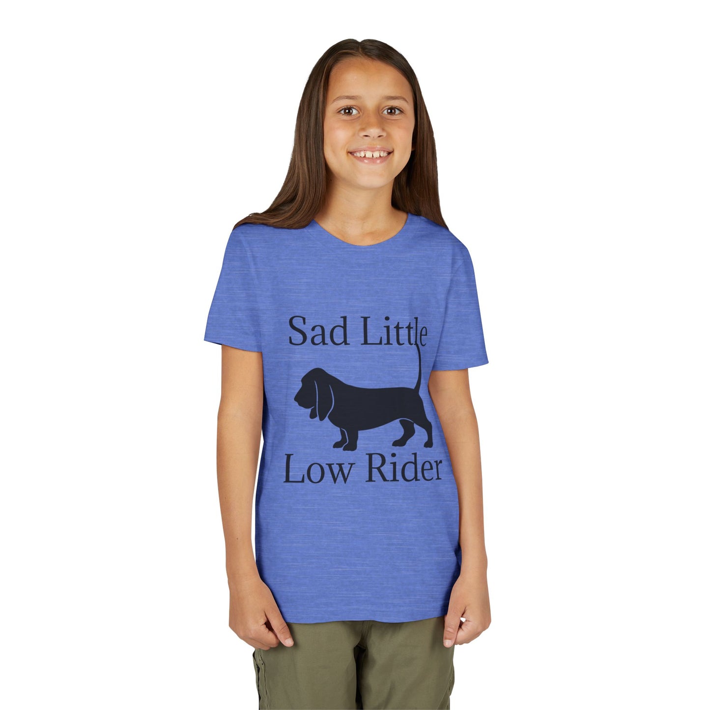 Sad Little Low Rider Youth Unisex Short Sleeve Crewneck Tee