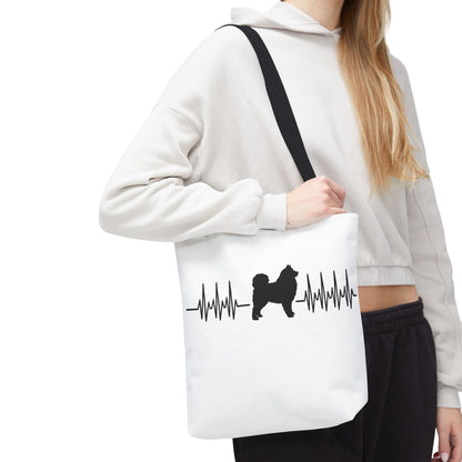 My Heart Beats For Samoyeds Tote Bag