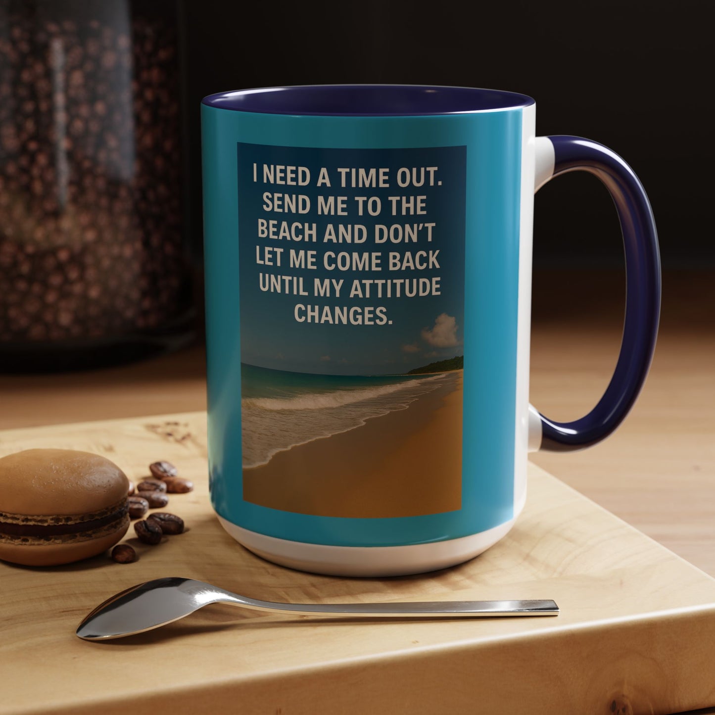 Time Out 2-Tone Coffee Mug