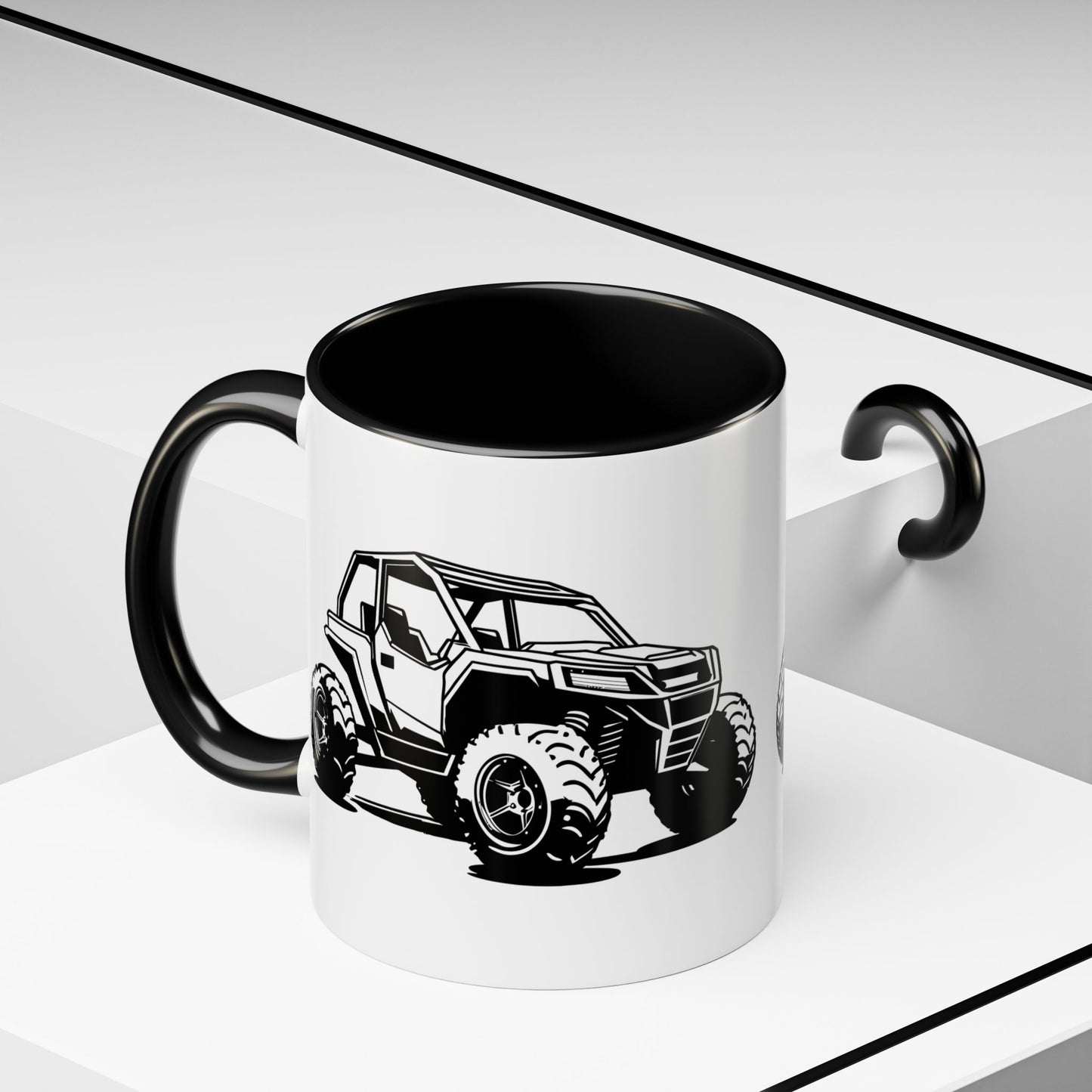 Off The Beaten Path Side By Side 2-Tone Coffee Mug