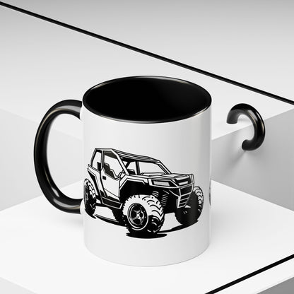 Off The Beaten Path Side By Side 2-Tone Coffee Mug