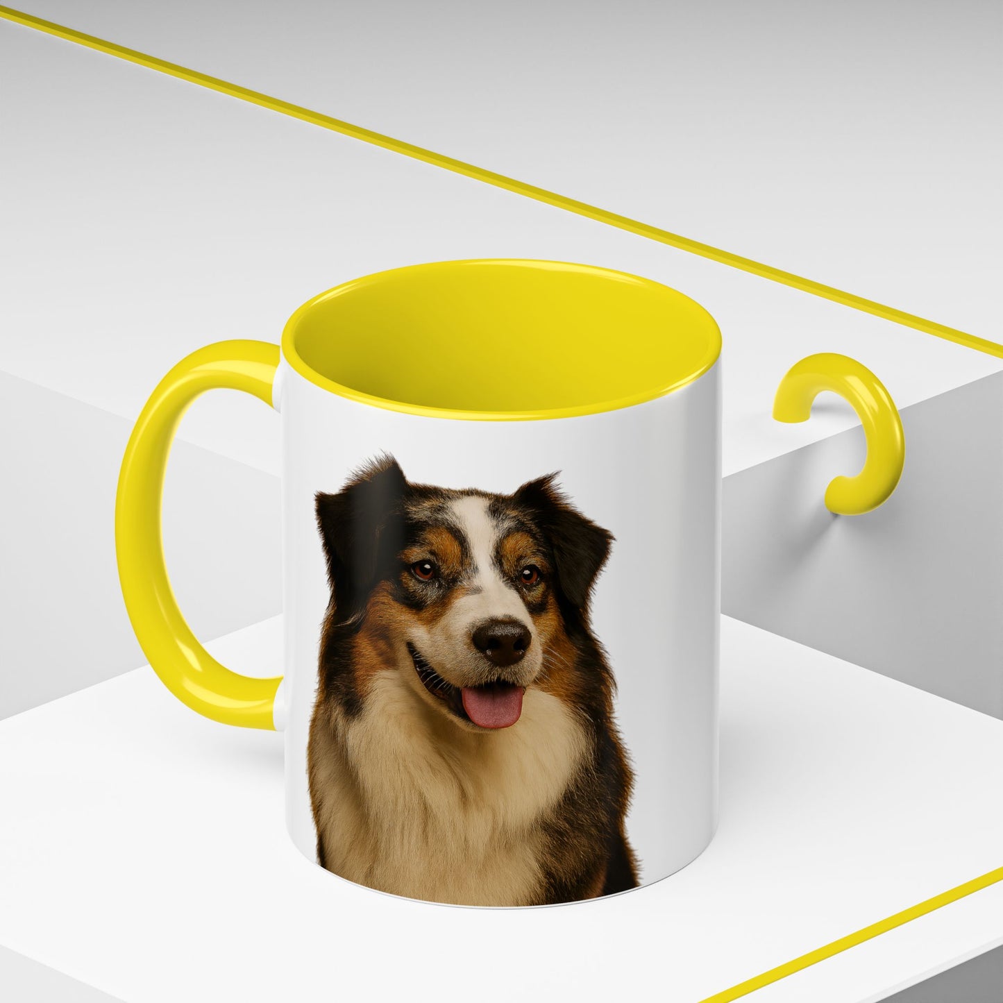 Aussie Head 2-Tone Coffee Mug