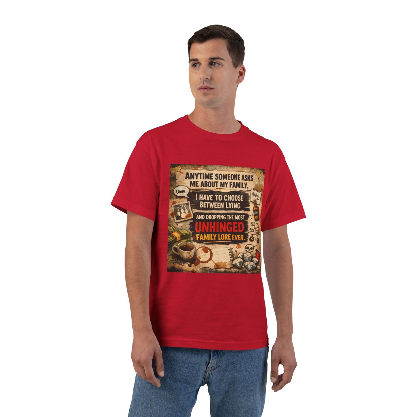 Unhinged Family Men's Short-Sleeve Crewneck Tee