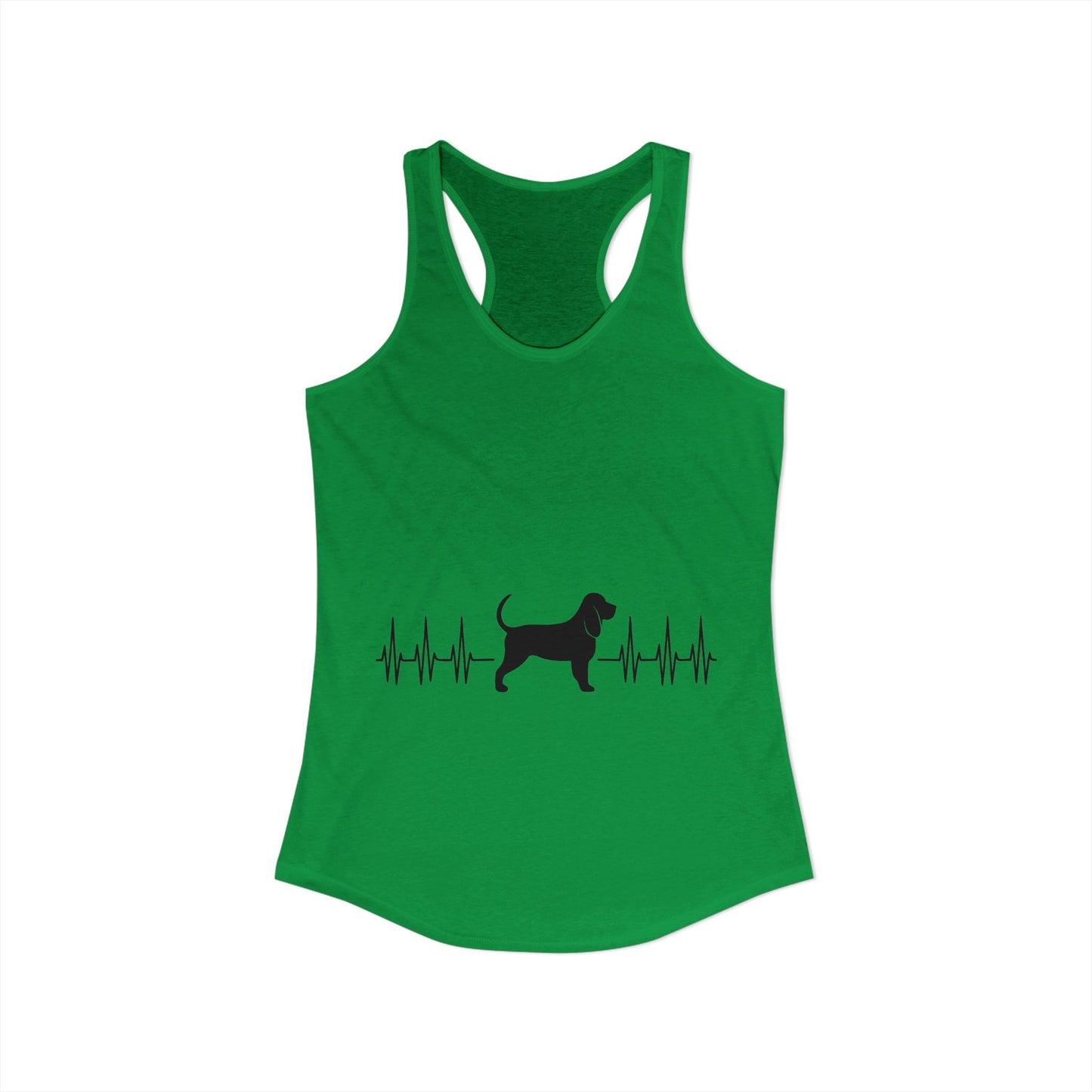 My Heart Beats For Bloodhounds Women's Racerback Tank