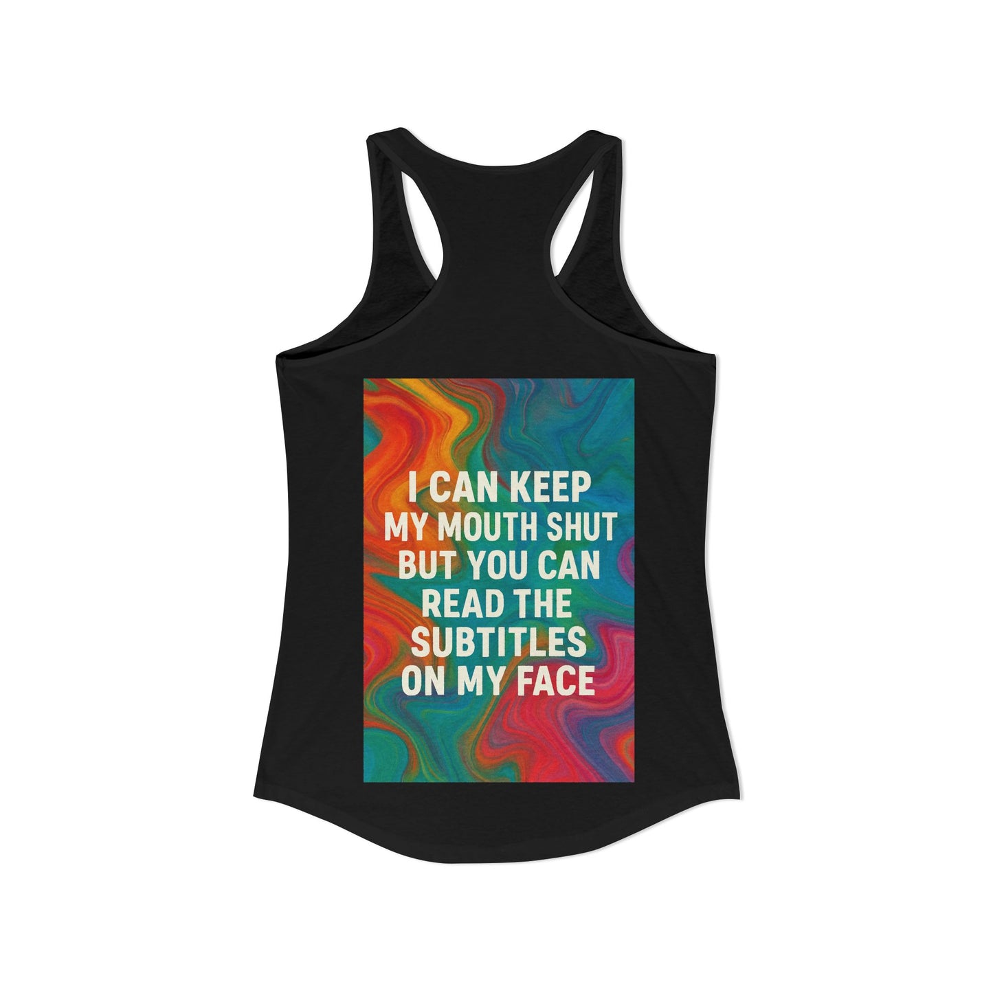 Subtitles Women's Racerback Tank