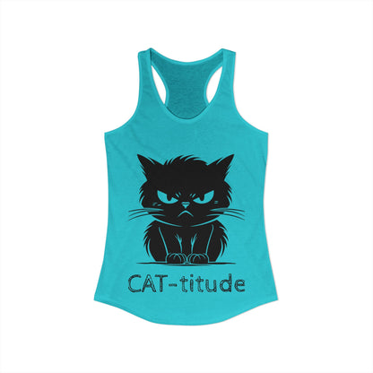 CAT-titude Women's Racerback Tank