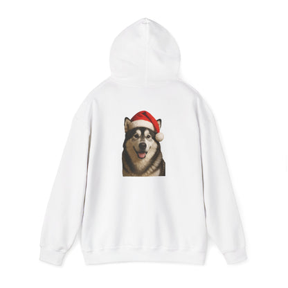 Santa Paws Malamute Unisex Hoodie