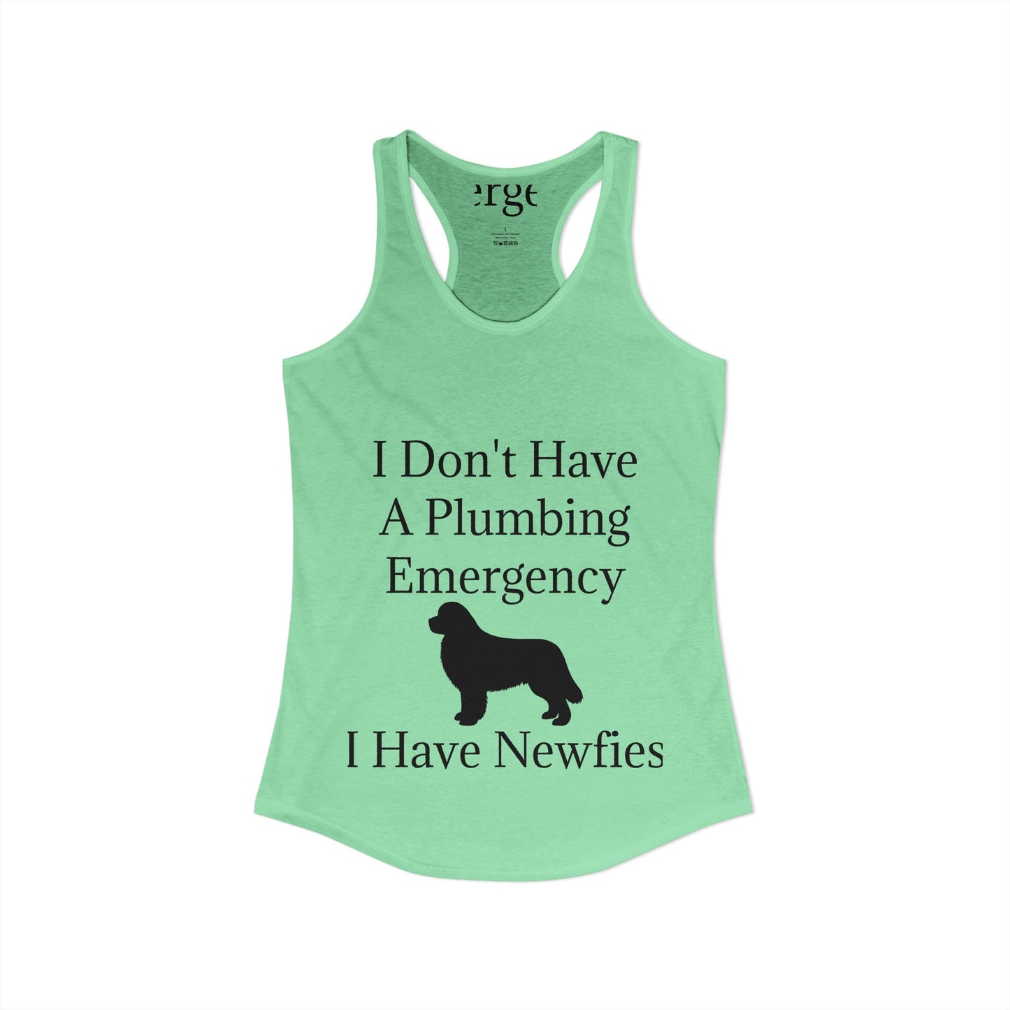 Plumbing Emergency Women's Racerback Tank