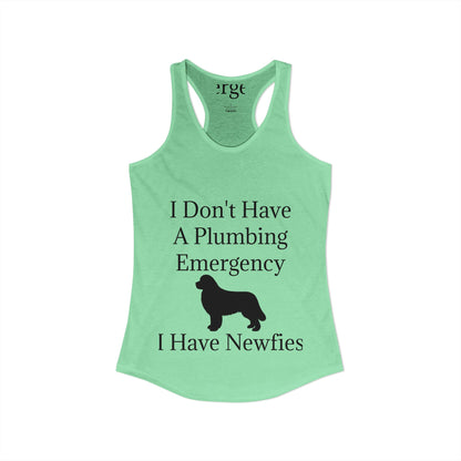 Plumbing Emergency Women's Racerback Tank