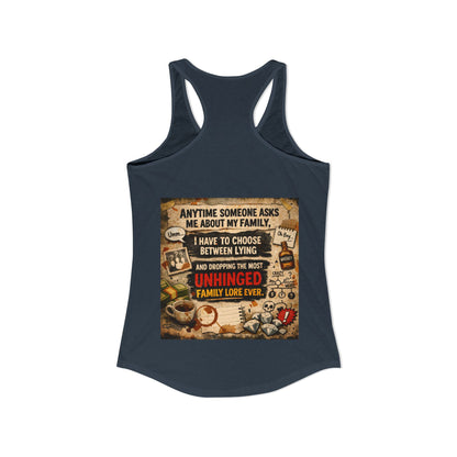 Unhinged Family Women's Racerback Tank