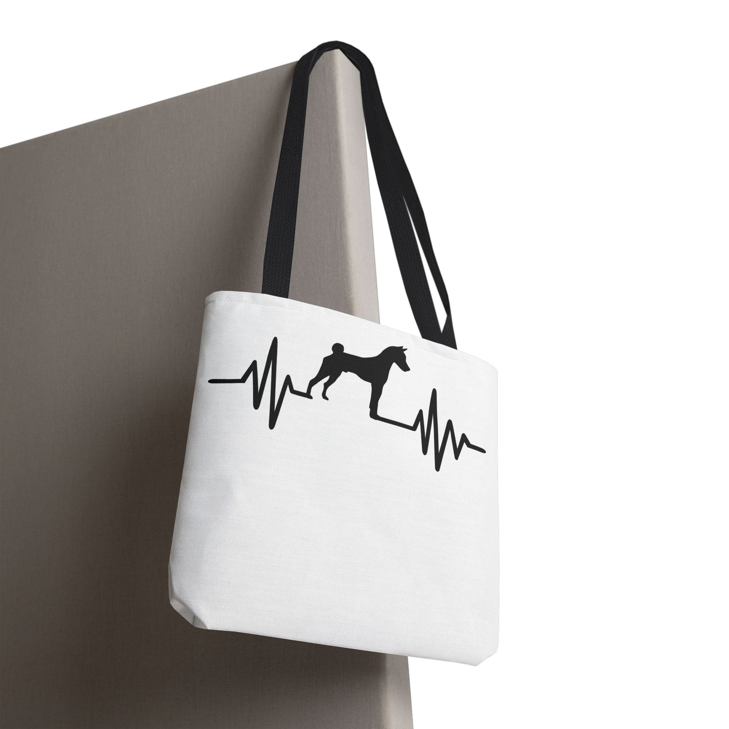 My Heart Beats For Basenjis Tote Bag