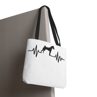 My Heart Beats For Basenjis Tote Bag