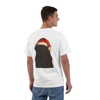Santa Paws Newfie Men's Short-Sleeve Crewneck Tee