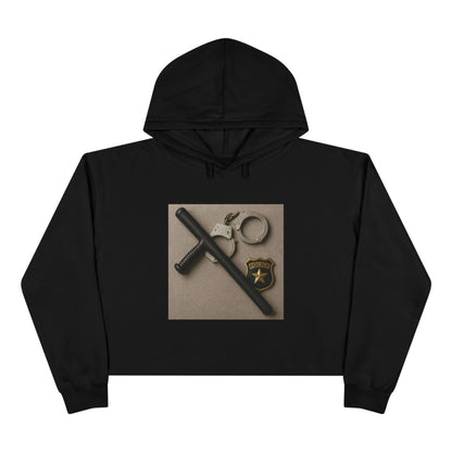 Law Enforcement Appreciation Women's Crop Hoodie