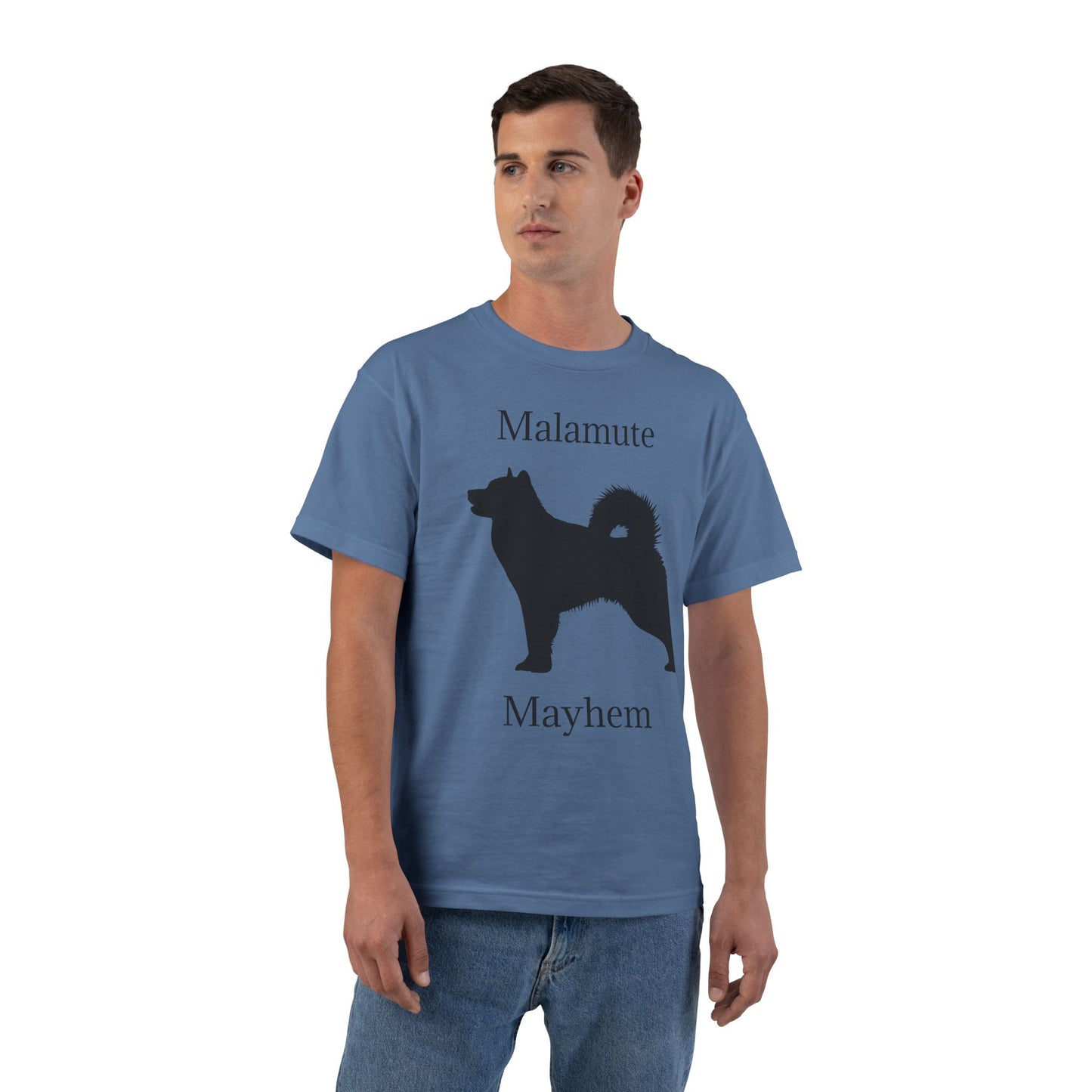 Malamute Mayhem Men's Short-Sleeve Crewneck Tee