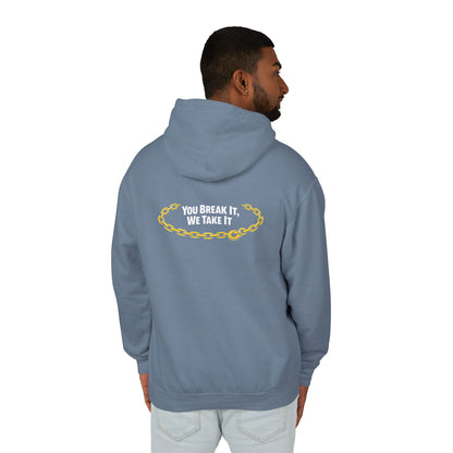 You Break It Unisex Lightweight Hoodie