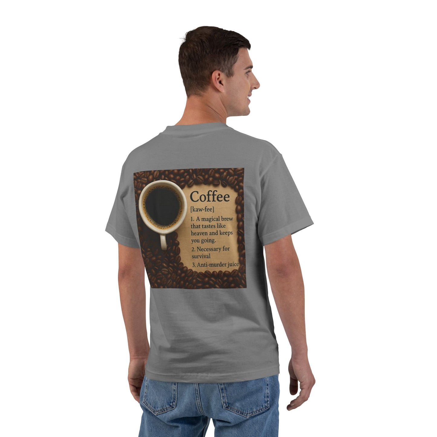 Coffee Definition Men's Short-Sleeve Crewneck Tee