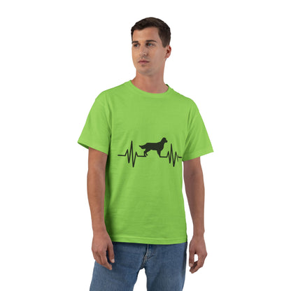 My Heart Beats For Goldens Men's Short-Sleeve Crewneck Tee