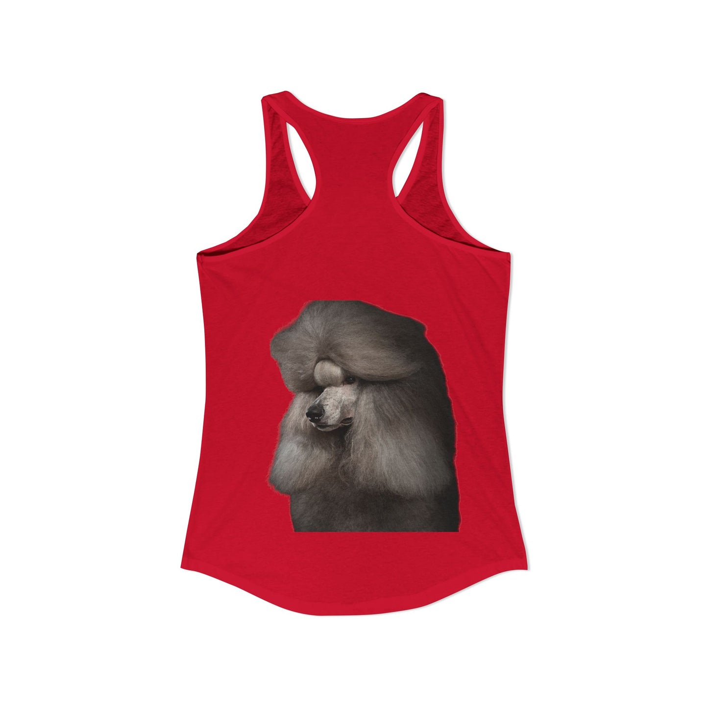 Poodle Head Women's Racerback Tank