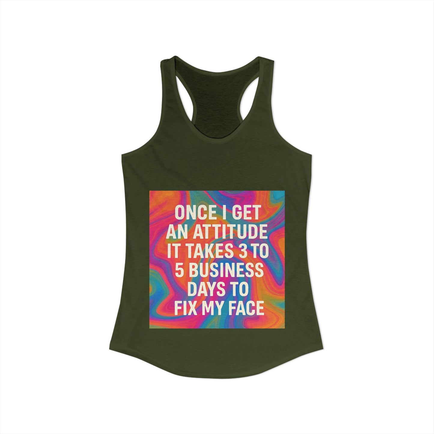Fix My Face Women's Racerback Tank