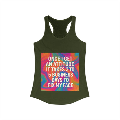 Fix My Face Women's Racerback Tank
