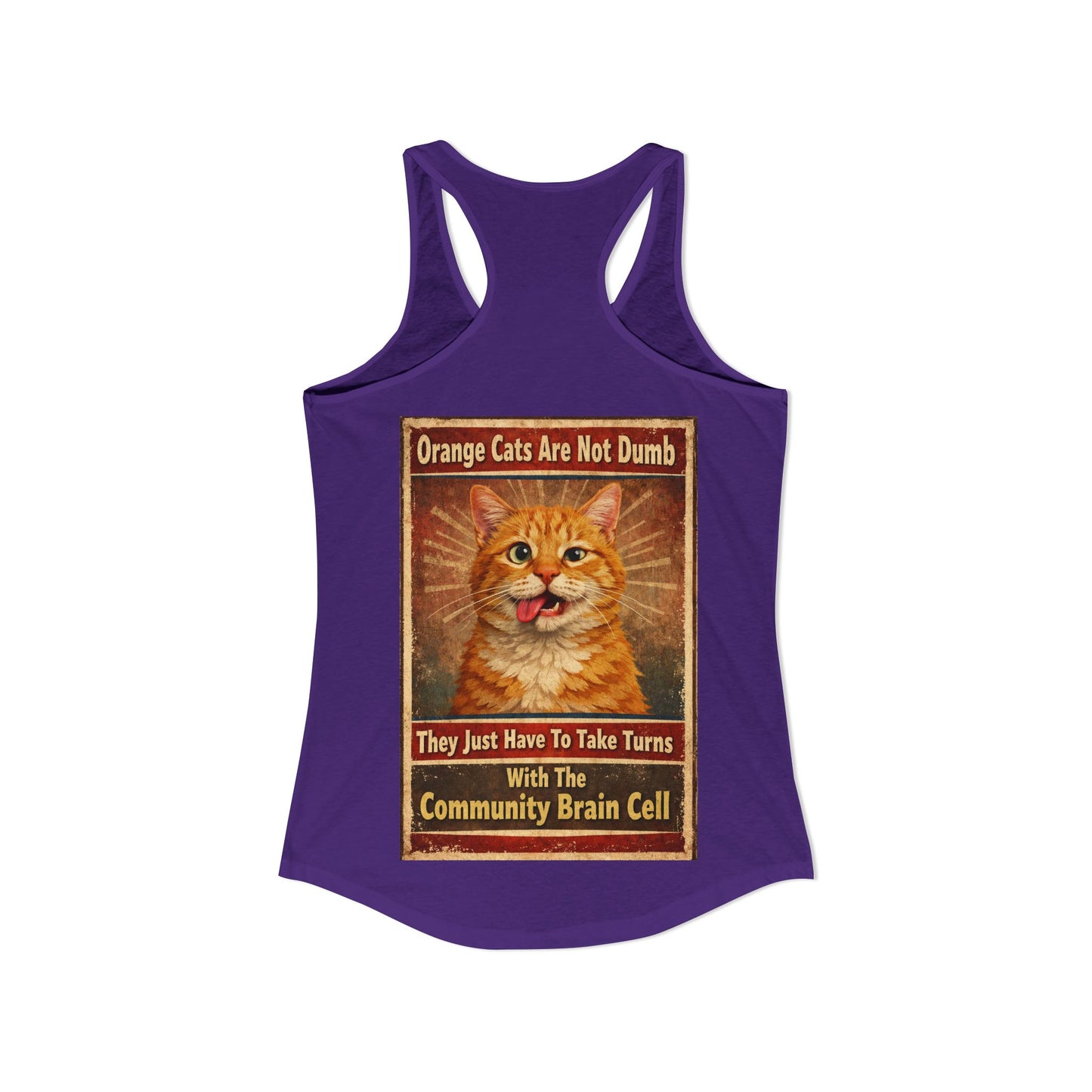 Community Brain Cell Women's Racerback Tank